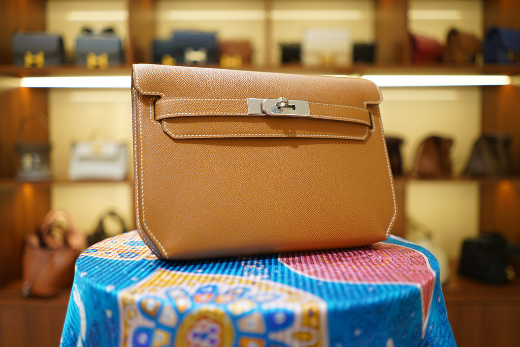Hermes | Kelly Depeches 25 – Epsom – Orange – Silver Hardware