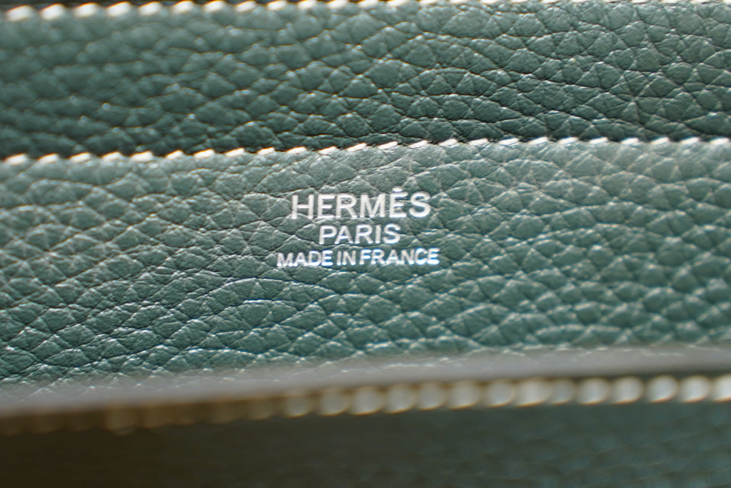 Hermes | Clemence Cabasellier 31 – Clemence – Green – Silver Hardware
