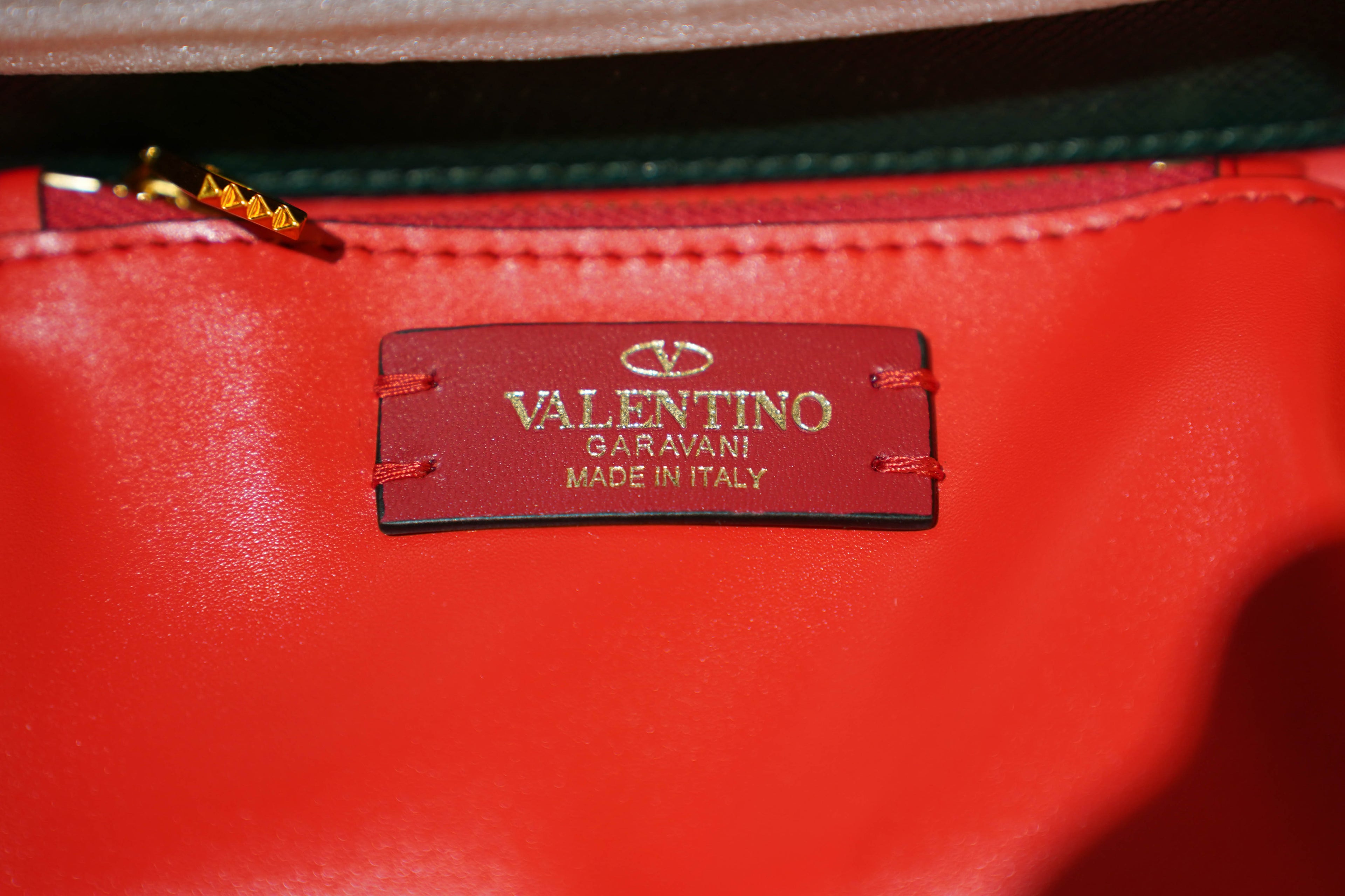 Valentino | Vsling – Leather – Green – Gold Hardware
