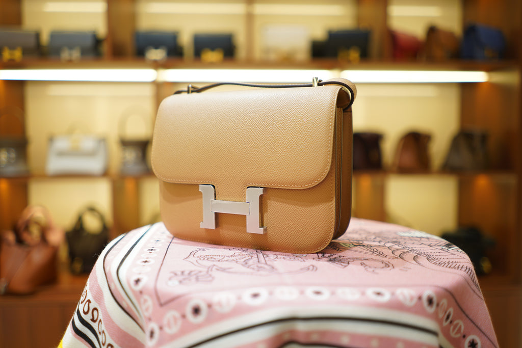 Hermes | Constance – Epsom – Beige – Silver Hardware