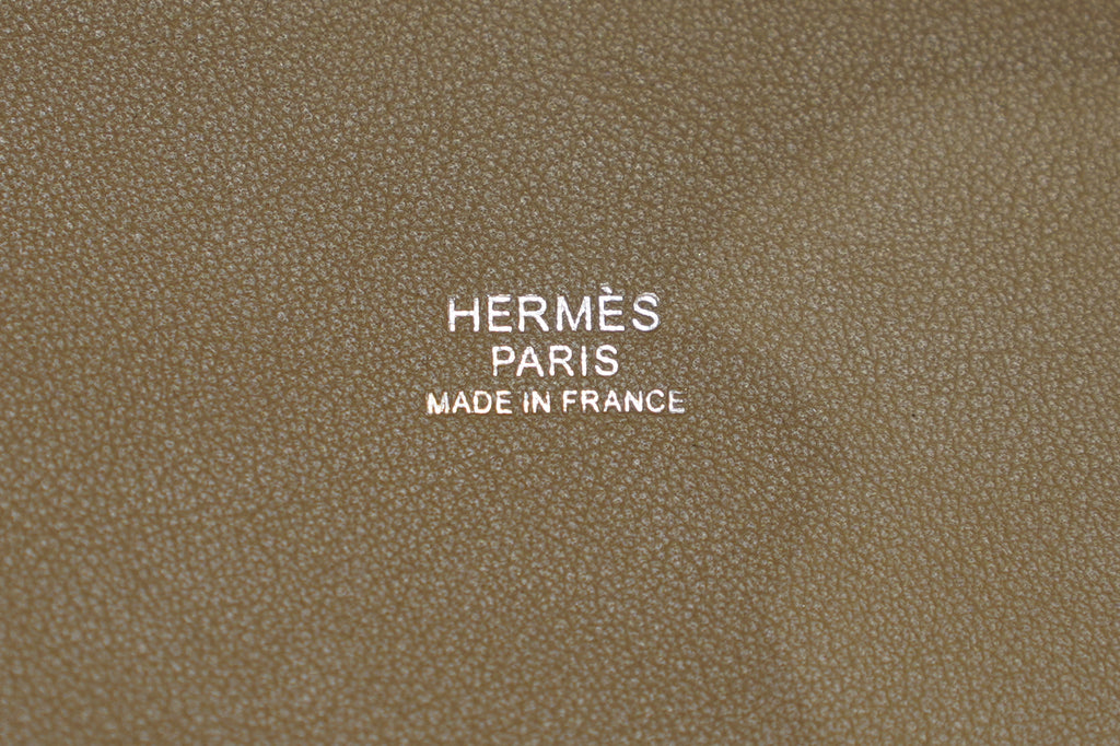 Hermès | Picotin Lock – Канва – Белый – Серебряная фурнитура