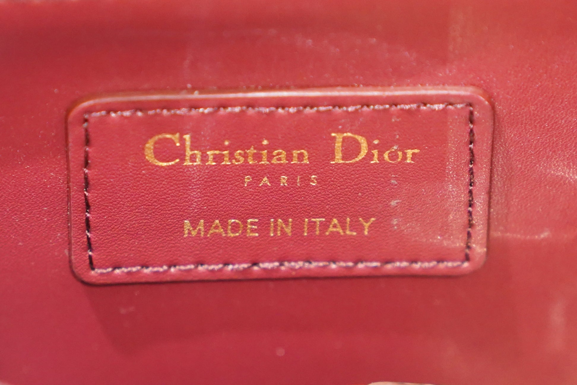 Dior | My Dior Mini Bag – Patent Leather – Burgundy – Gold Hardware