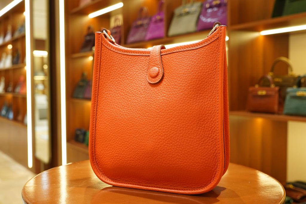 Hermes | Evelyne Small – Epsom – Orange – Gold Hardware