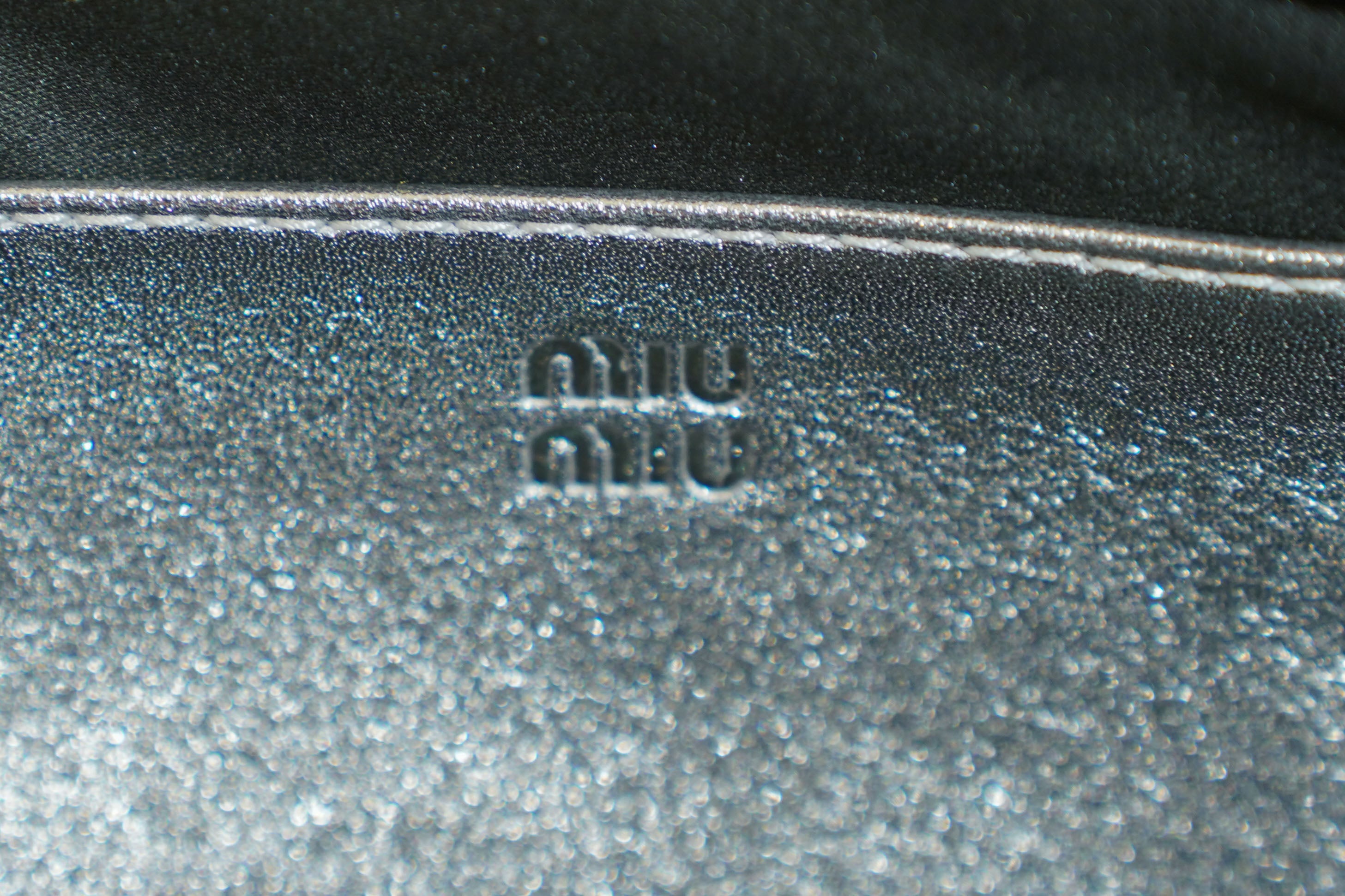 Miu Miu | Arcadie (Mini) – Nappa Leather – Silver – Silver Hardware