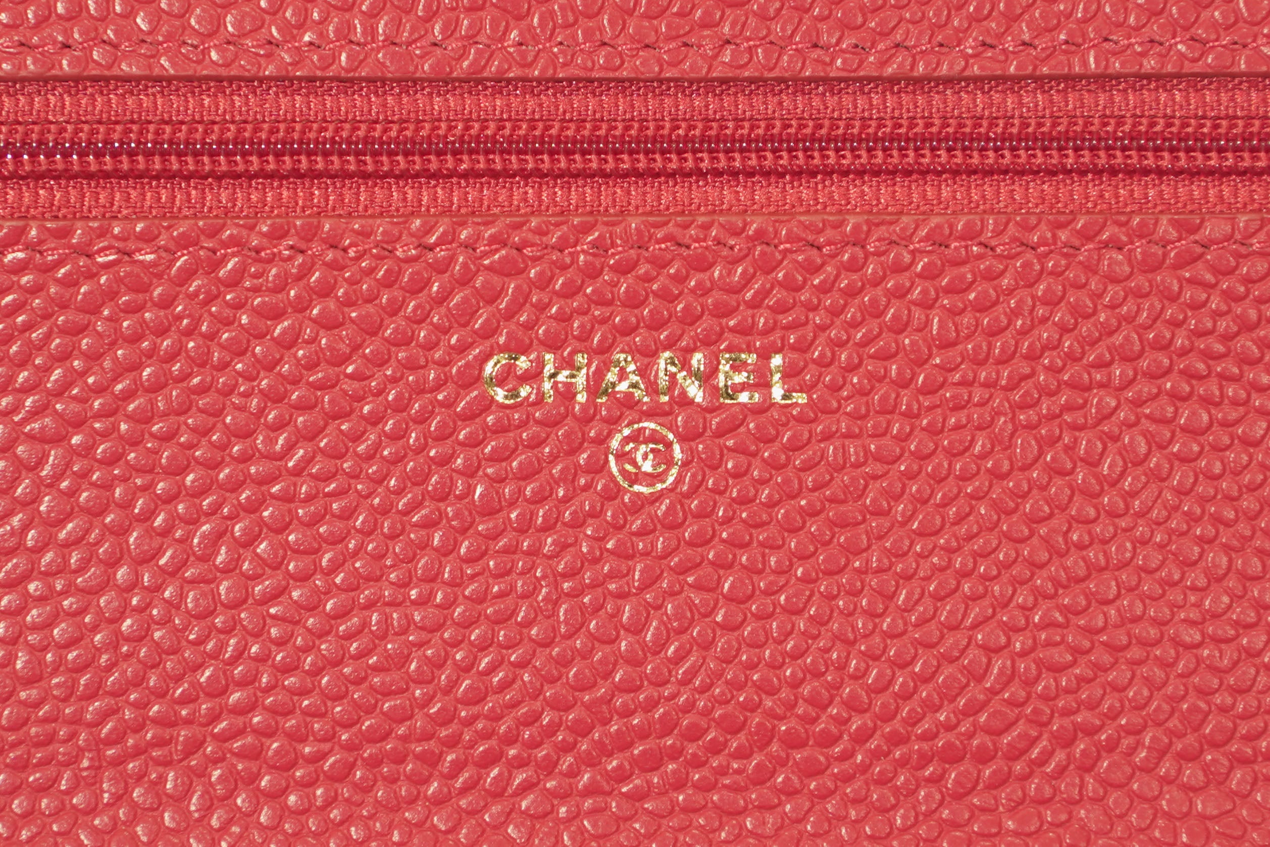 Chanel | Wallet on Chain – Caviar – Red – Gold Hardware