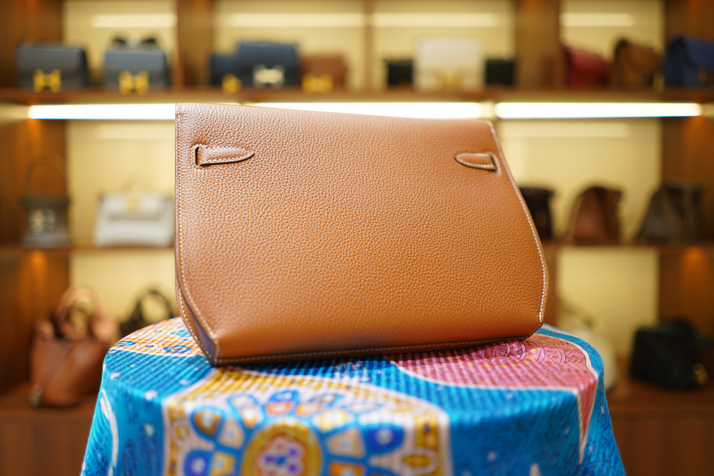 Hermes | Kelly Depeches 25 – Epsom – Orange – Silver Hardware