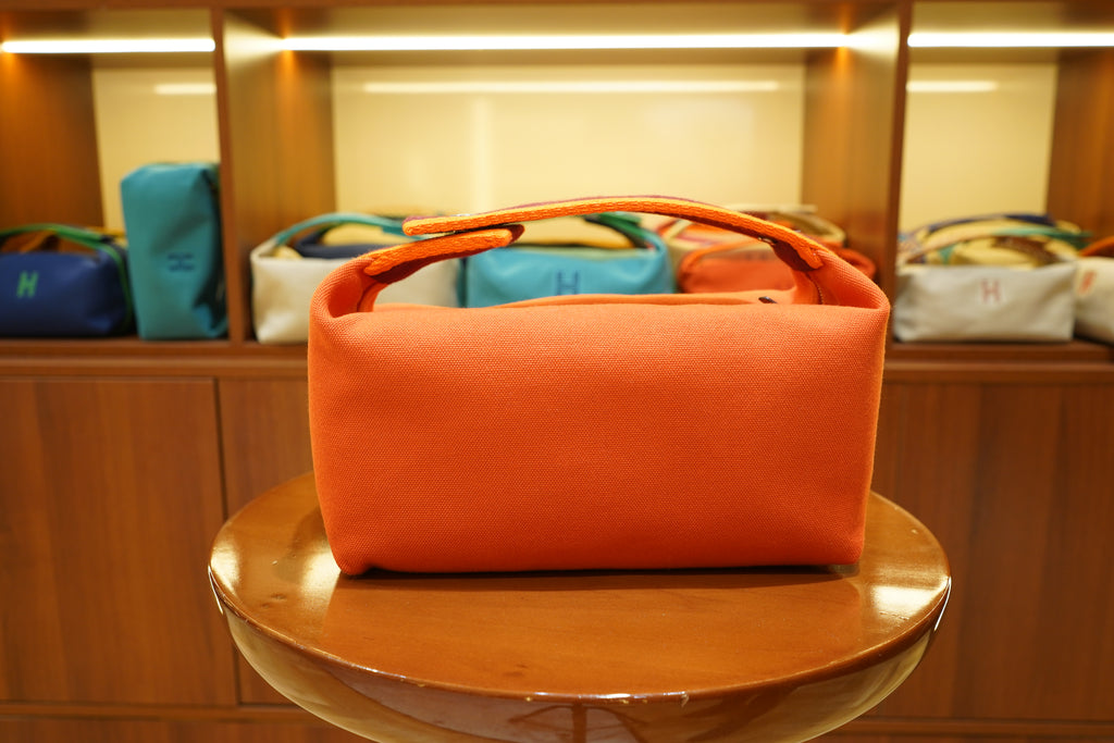 Hermes | Bride a Brac Large – Canvas – Orange – No Hardware
