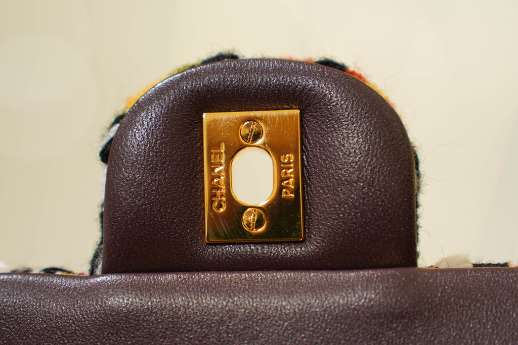 Chanel | Classic Flap Bag – Medium – Tweed – Multicolor – Gold Hardware