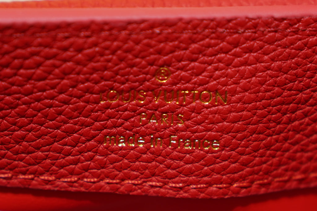 Louis Vuitton | Capucines Medium – Leather – Red – Gold Hardware