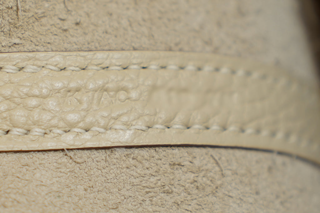 Hermès | Picotin Lock – Togo – Weiß – Goldene Hardware