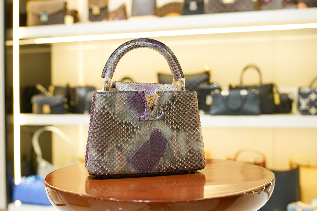Louis Vuitton | Capucines Medium – Python – Multicolor – Gold Hardware