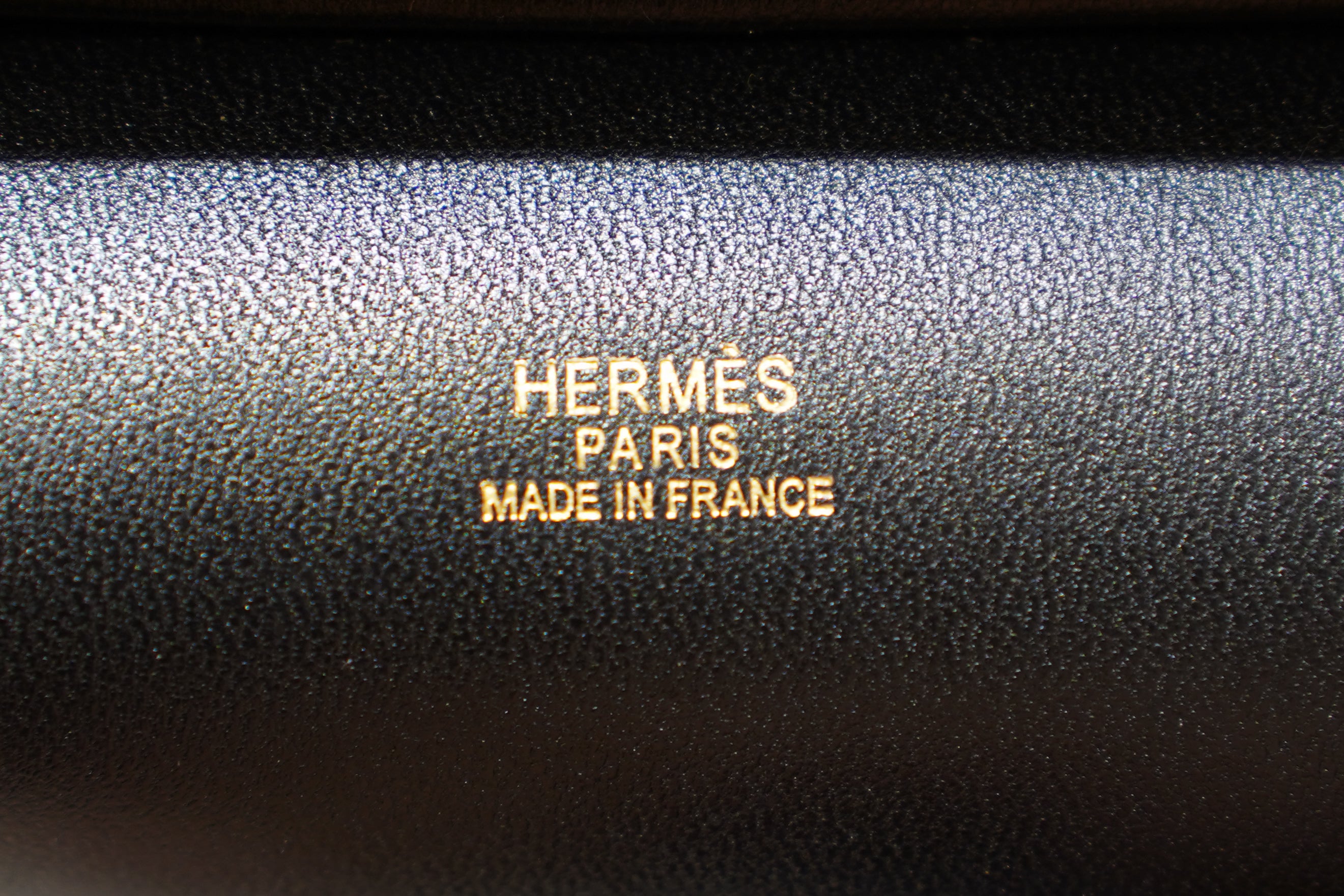Hermes | Jypsiere – Leather – Black – Gold Hardware