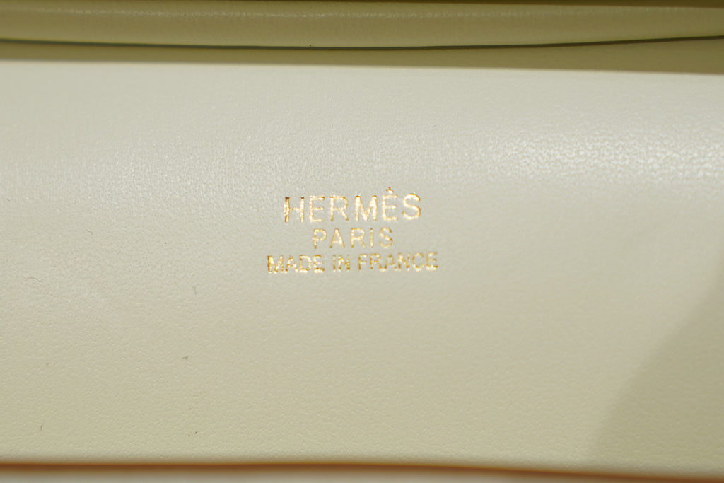 Hermes | Jypsiere – Leather – White – Gold Hardware