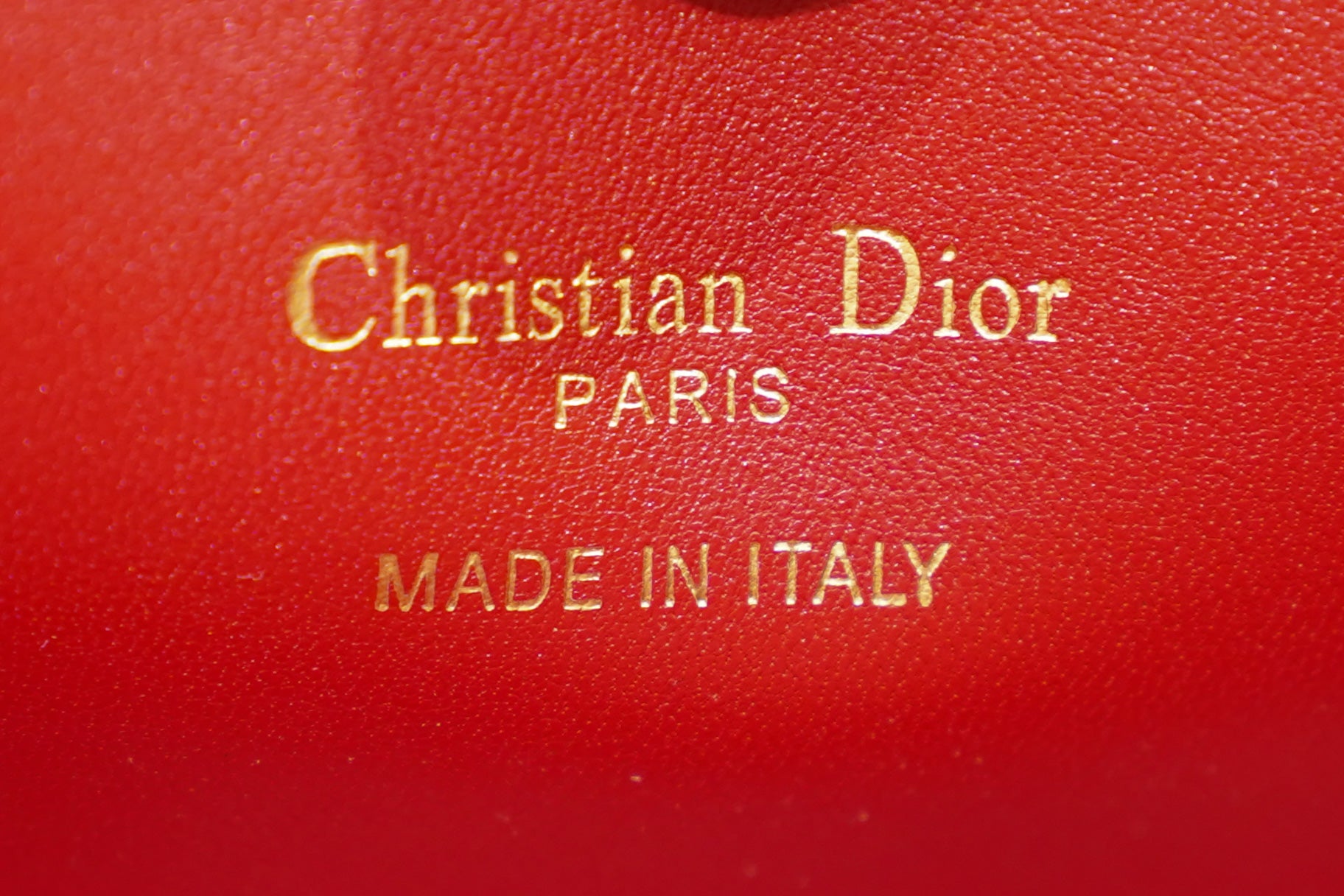 Dior | Miss Dior – Patent Leather – Red – Gold Hardware