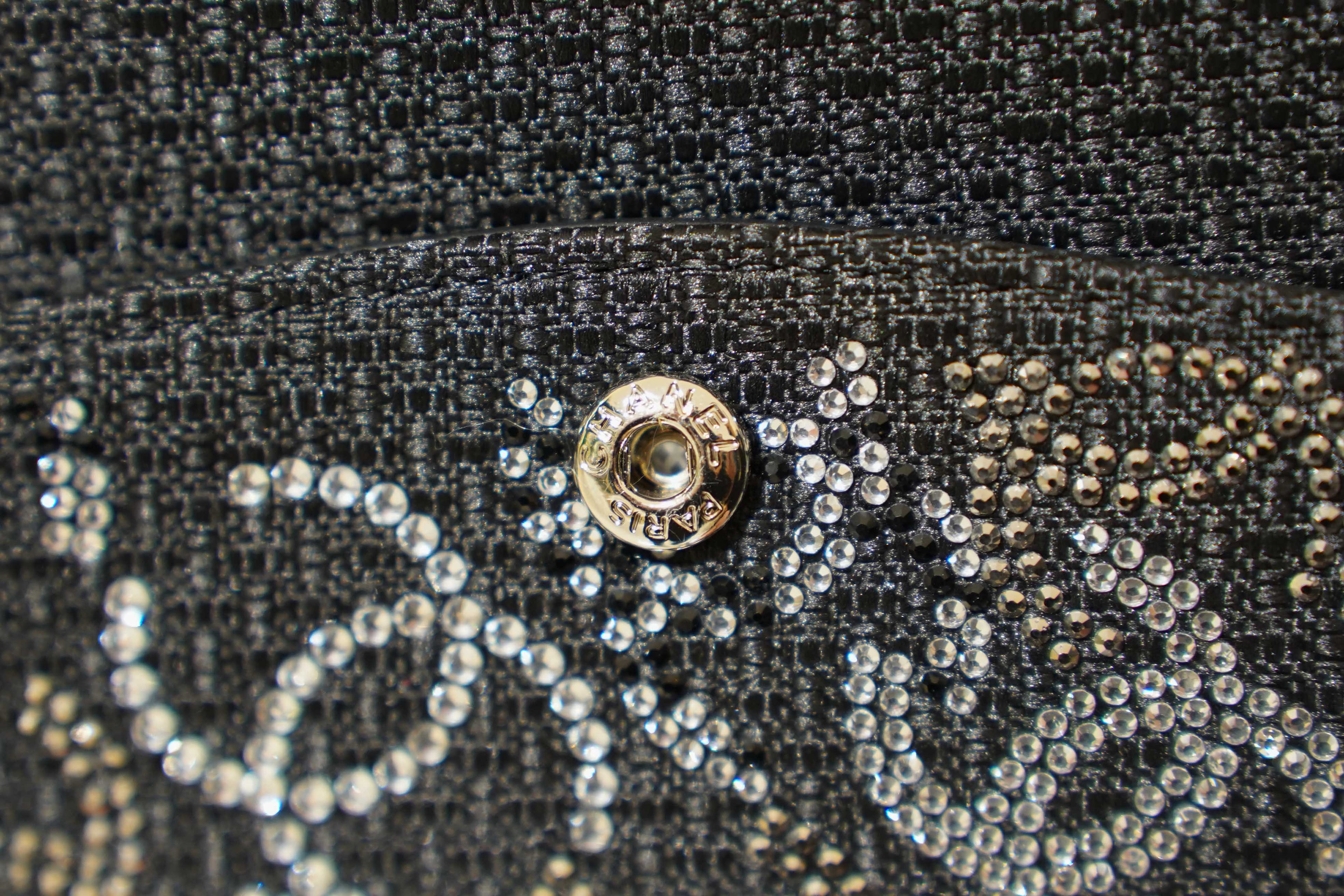 Chanel | Classic Flap Bag – Medium – Fabric – Black – Silver Hardware