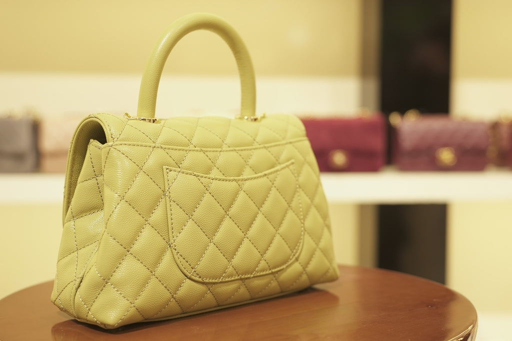 Chanel | Coco Mini – Lambskin – Green – Gold Hardware