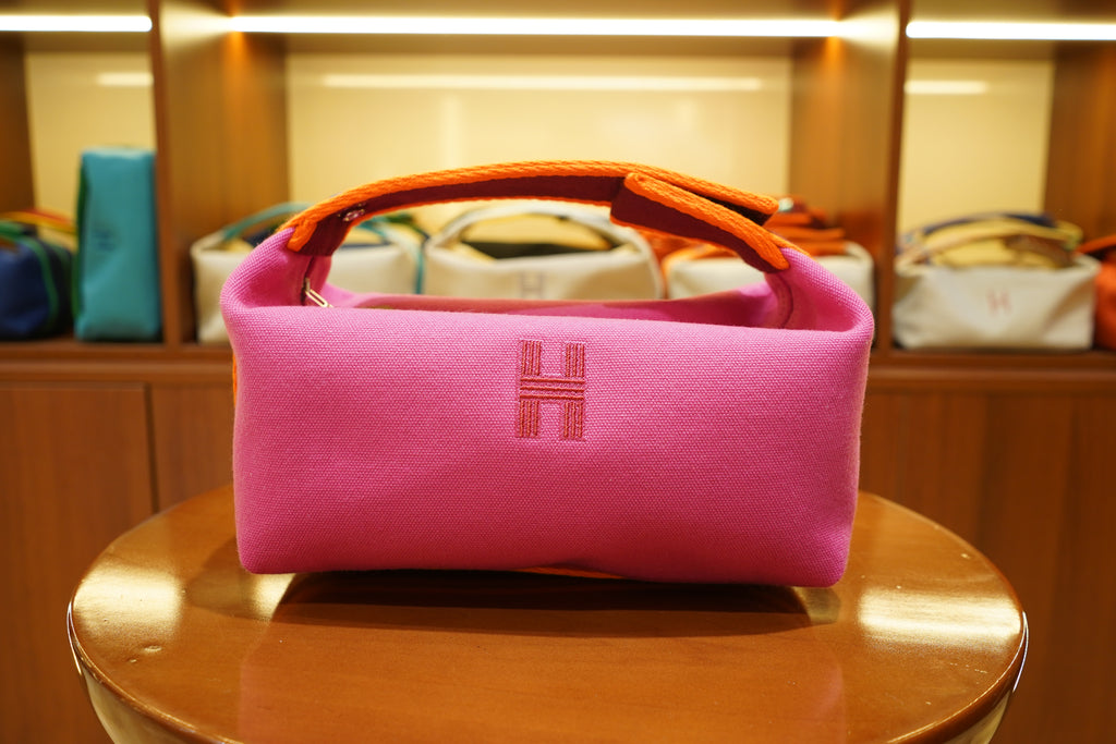 Hermes | Bride a Brac Small – Canvas – Pink – Gold Hardware