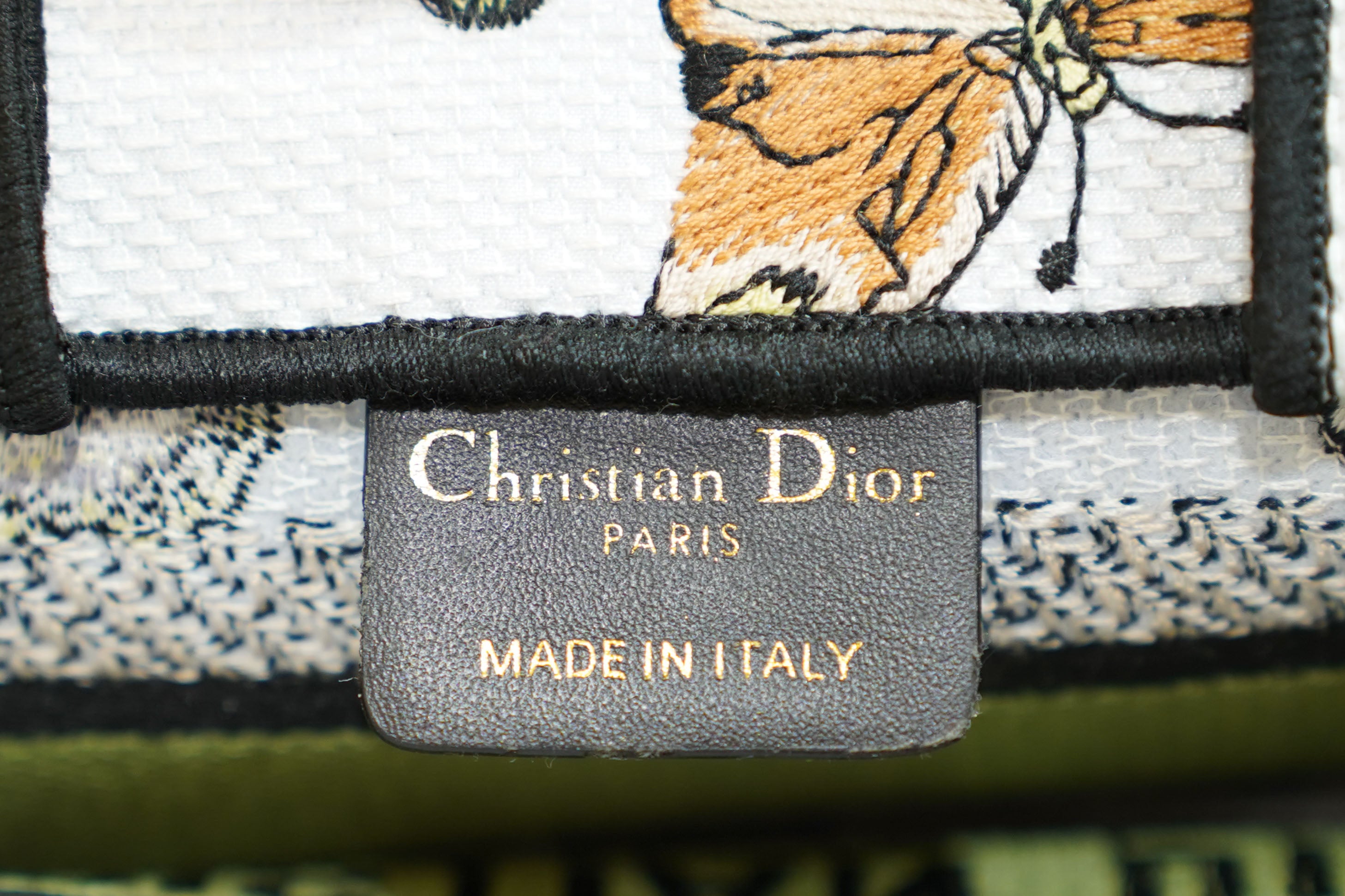 Dior | Book Tote – Canvas – Multicolor – Black Hardware