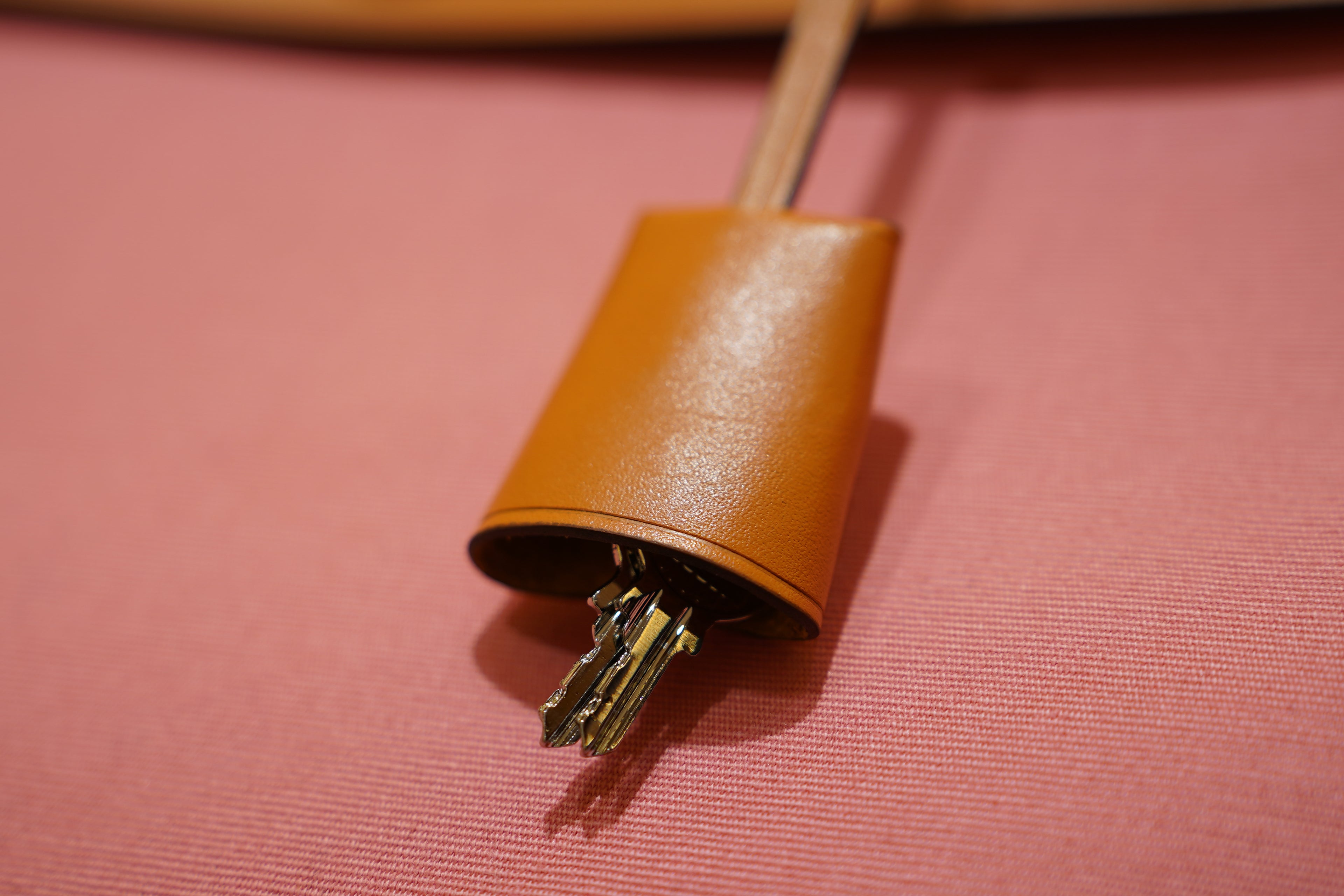 Hermes | Herbag Medium – Canvas – Pink/Orange – Silver Hardware