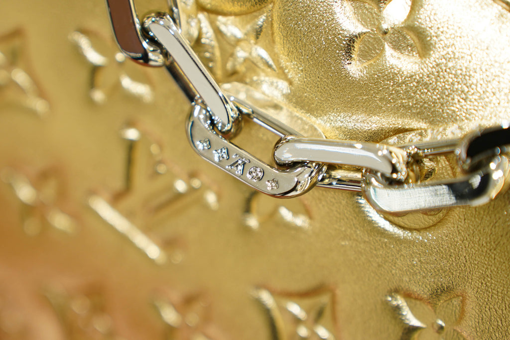 Louis Vuitton | Coussin Medium – Leather – Gold – Silver Hardware