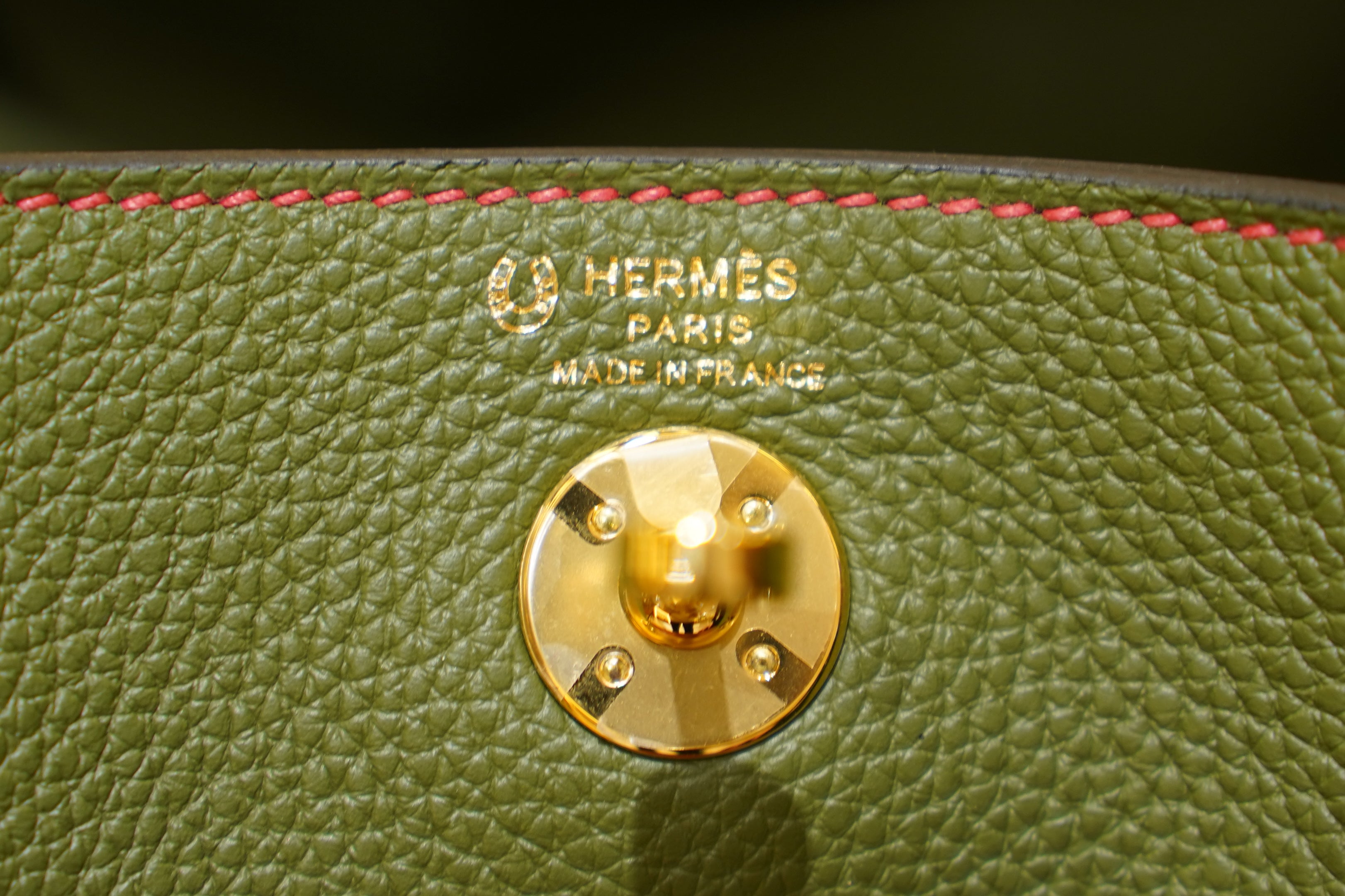 Hermes | Lindy Mini – Togo – Green – Gold Hardware