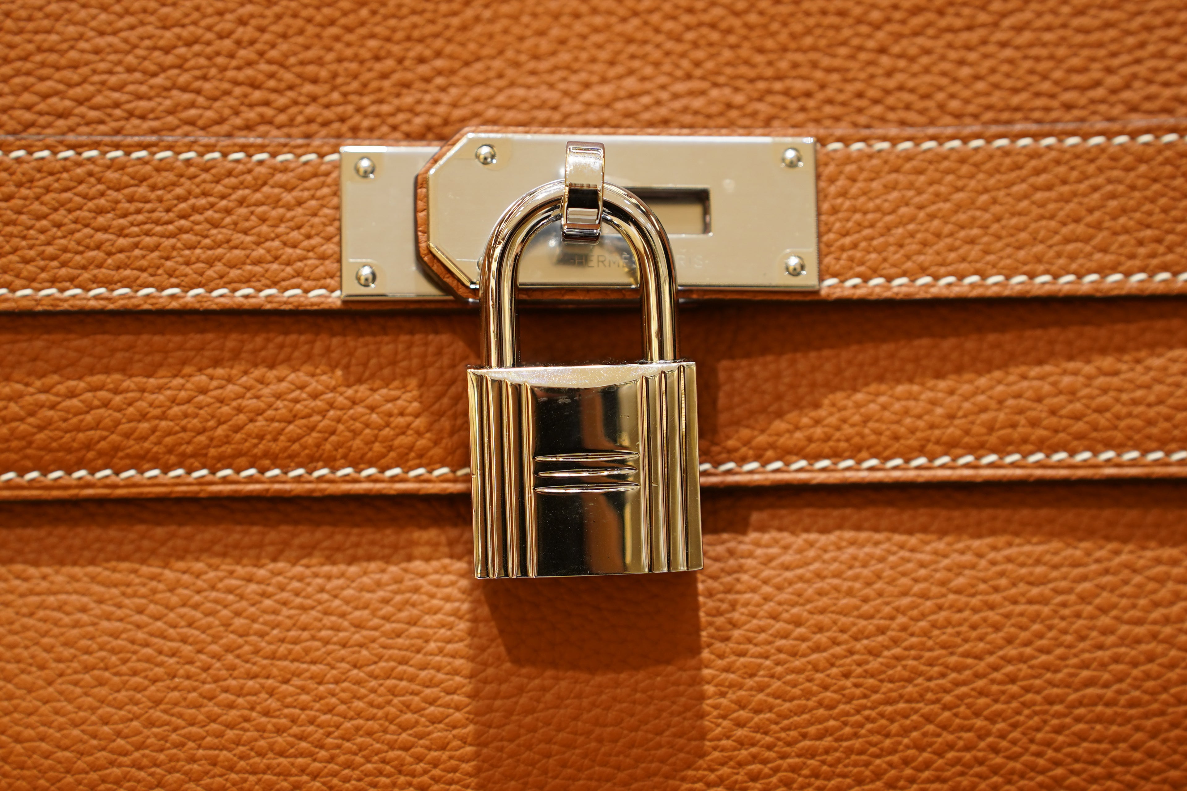 Hermes | Kelly Messenger – Togo – Orange – Palladium Hardware