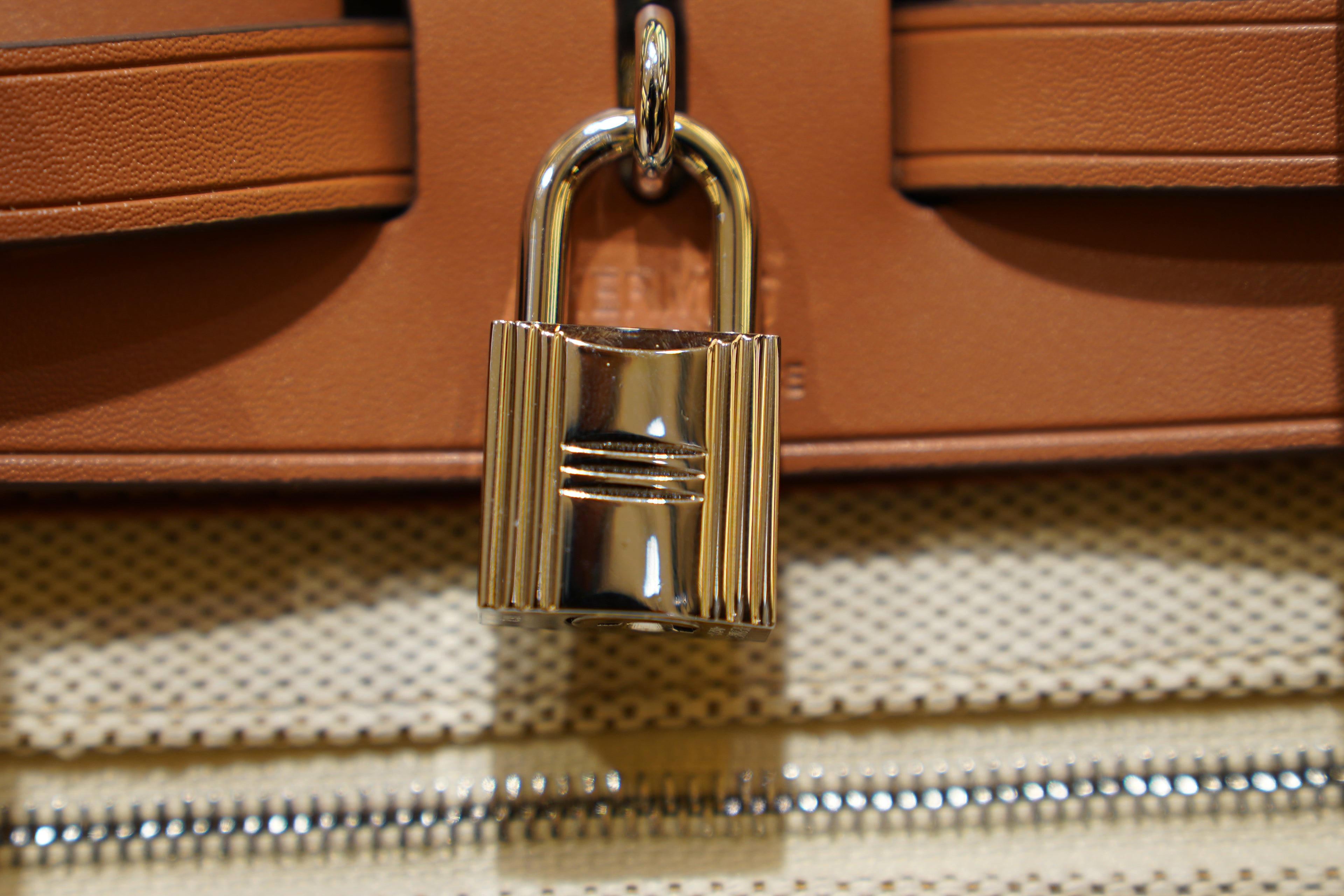 Hermes | Herbag Backpack – Canvas – Beige – Gold Hardware