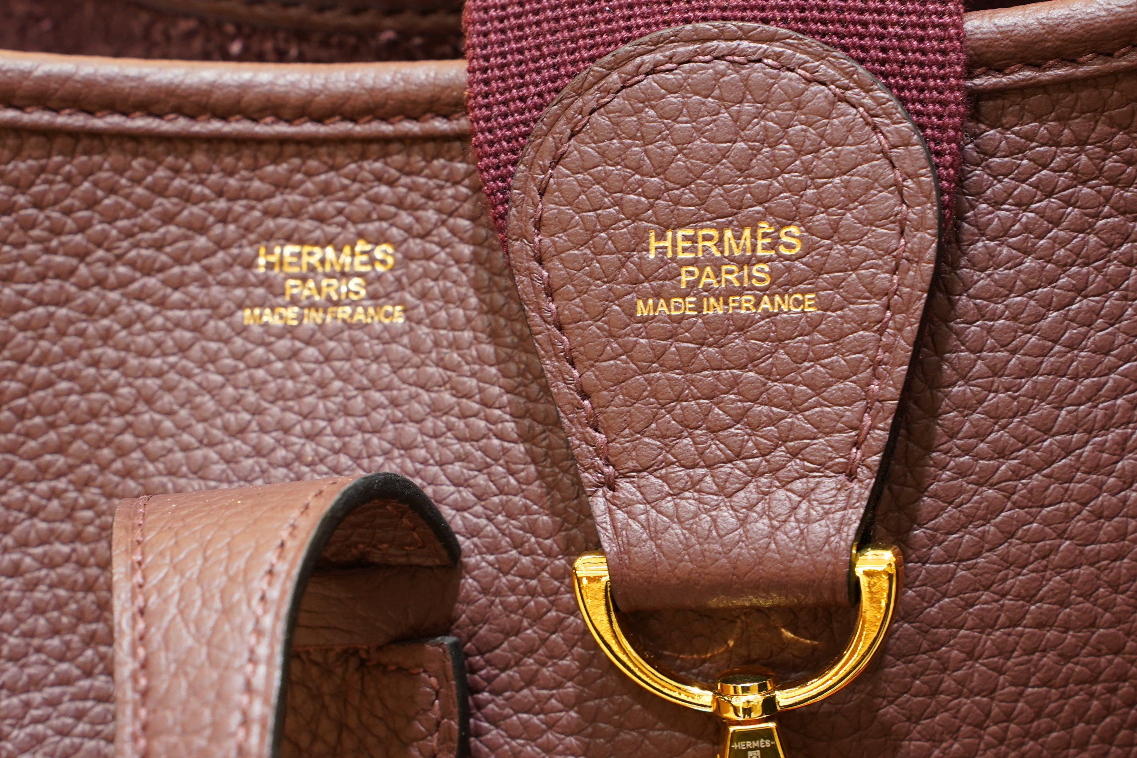 Hermes | Evelyne – Epsom – Brown – Gold Hardware