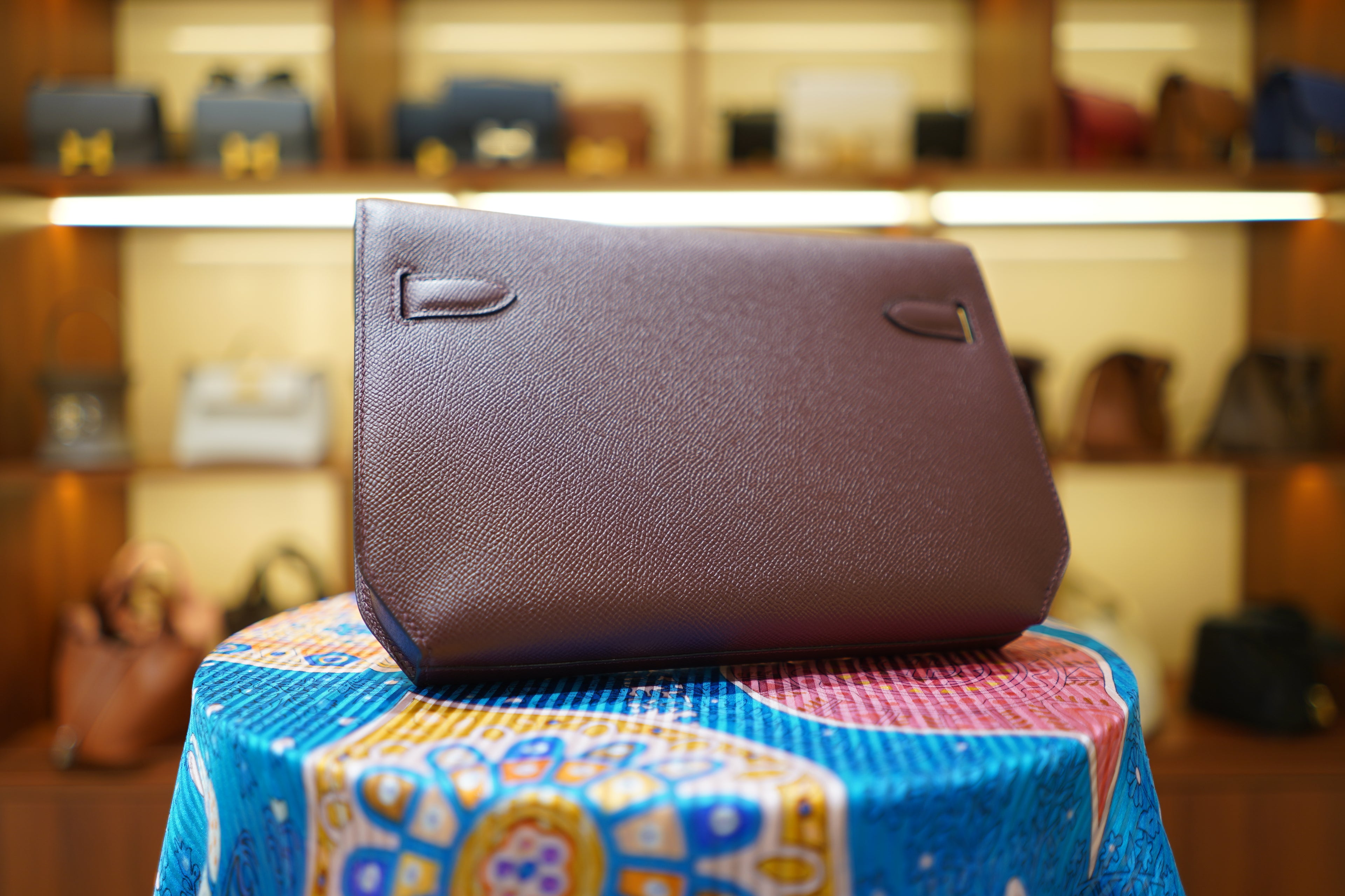 Hermes | Kelly Depeches 25 – Epsom – Brown – Gold Hardware