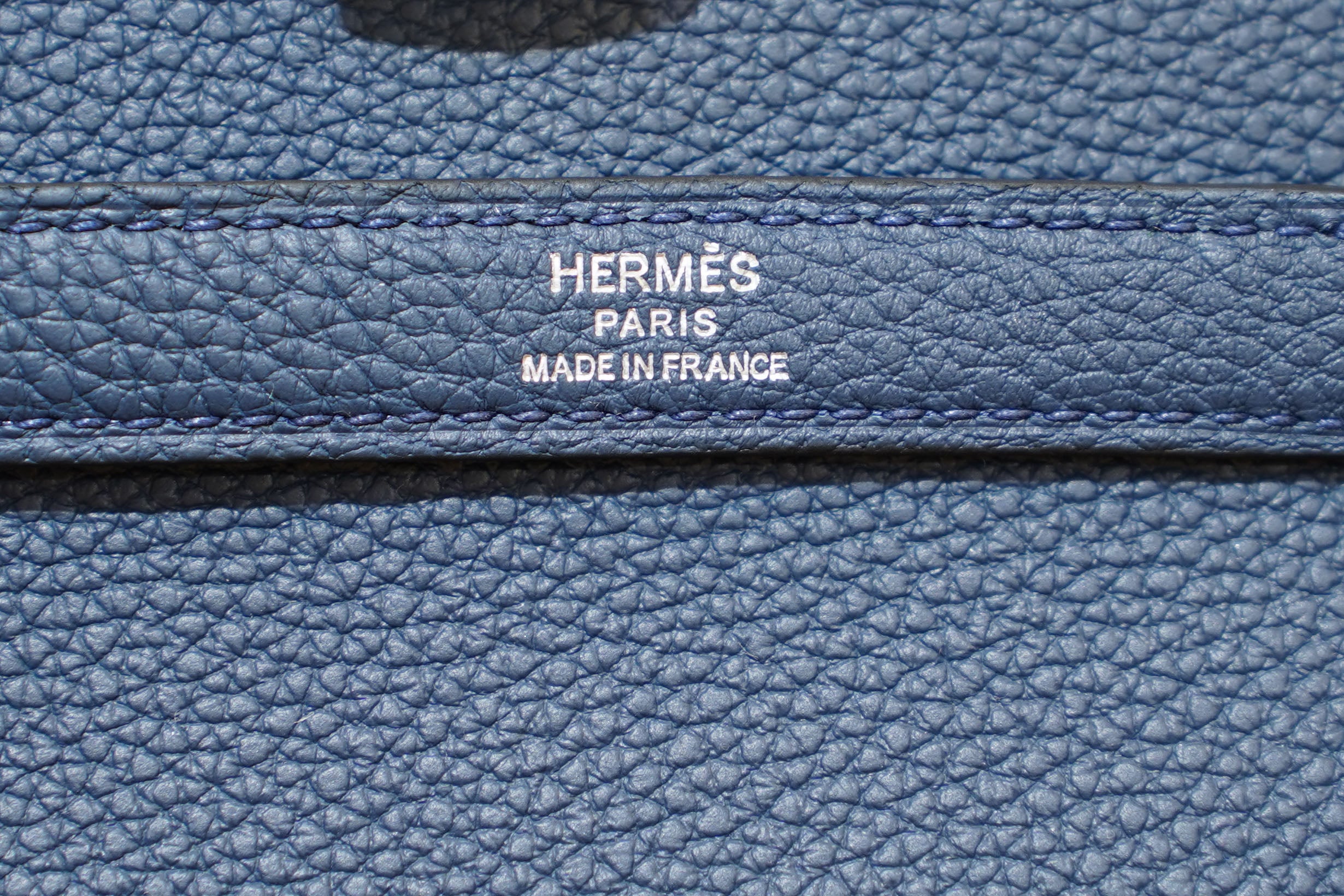 Hermes | Kelly 28 – Togo – Blue – Palladium Hardware