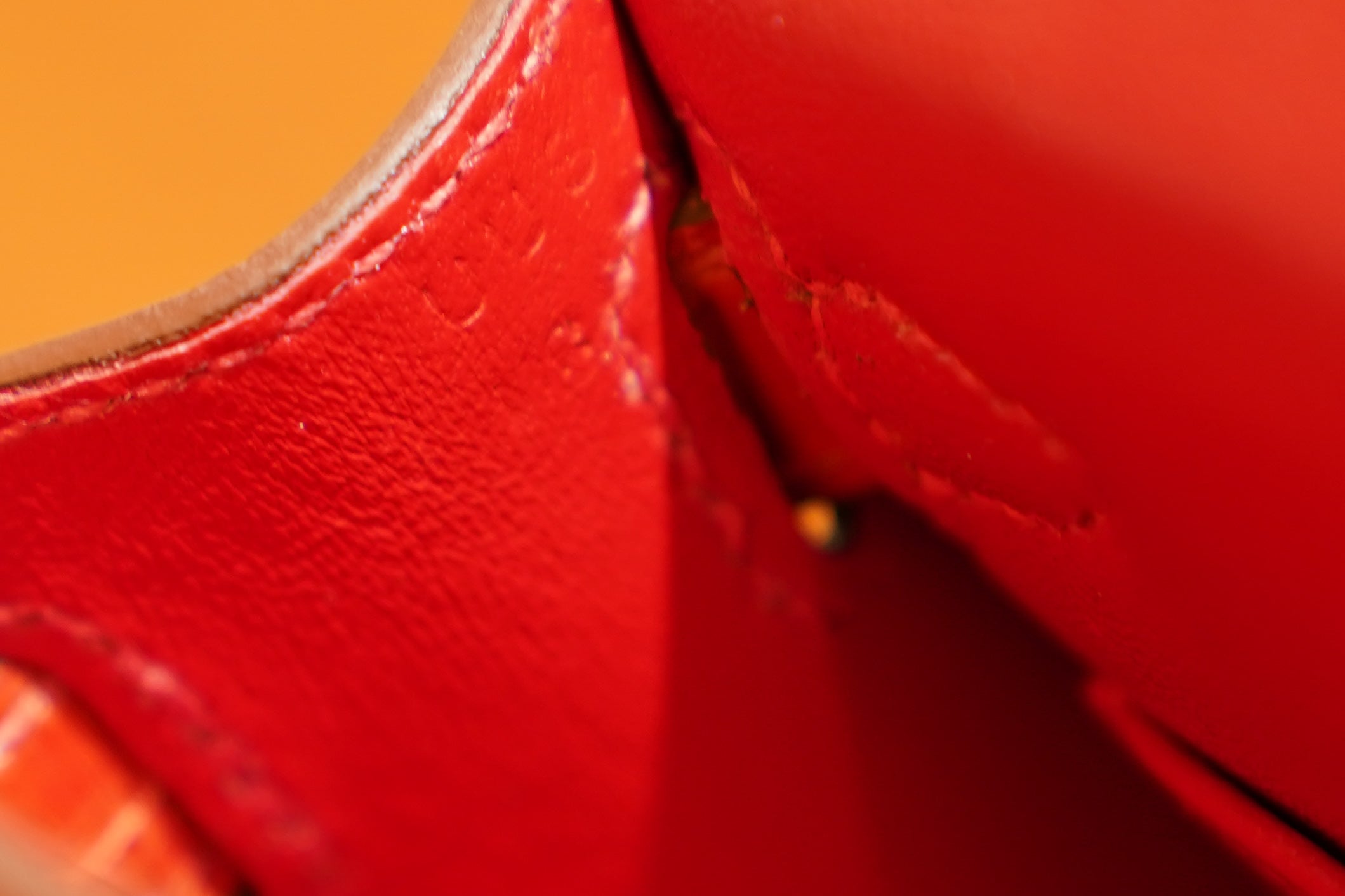 Hermes | Mini Kelly – Epsom Croco Touch – Rouge Casaque – Palladium Hardware