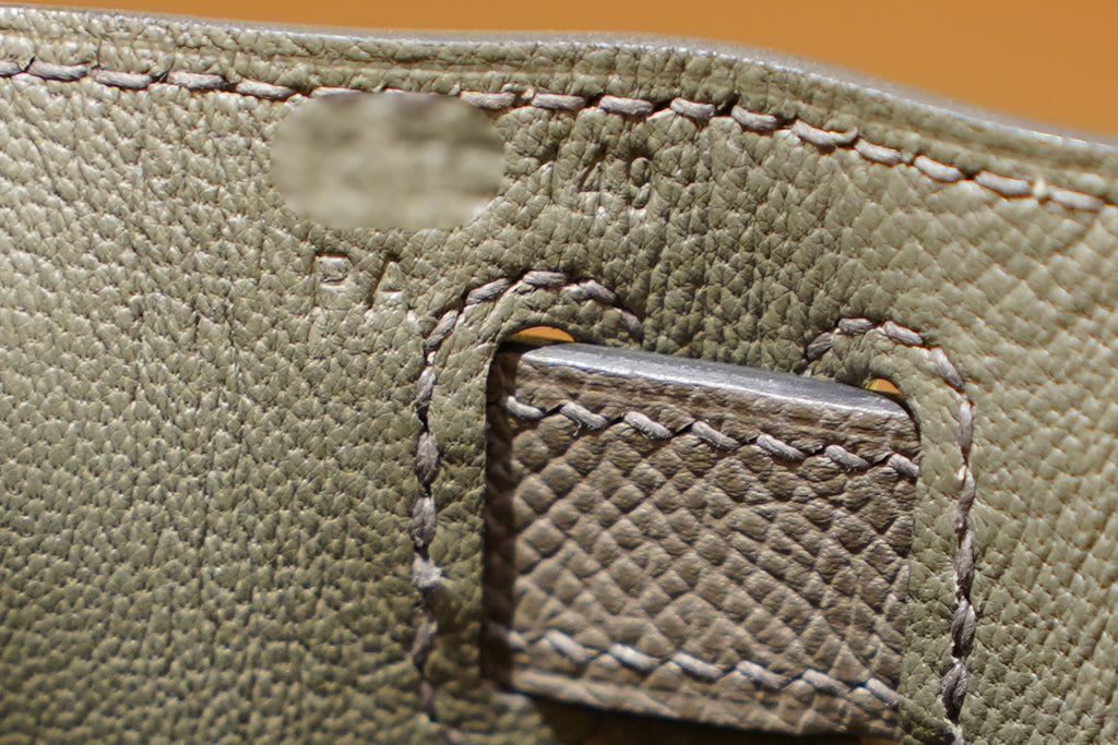 Hermes | Kelly 28 – Togo – Grau – Goldene Hardware