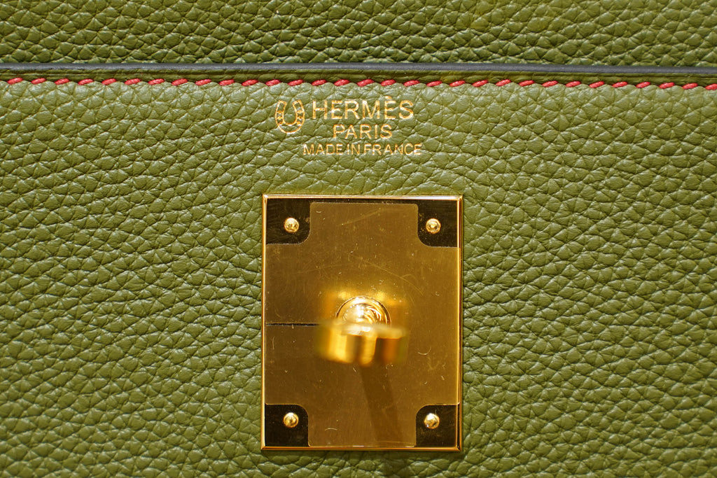 Hermes | Kelly 28 – Togo – Green - Limited Edition - Gold Hardware