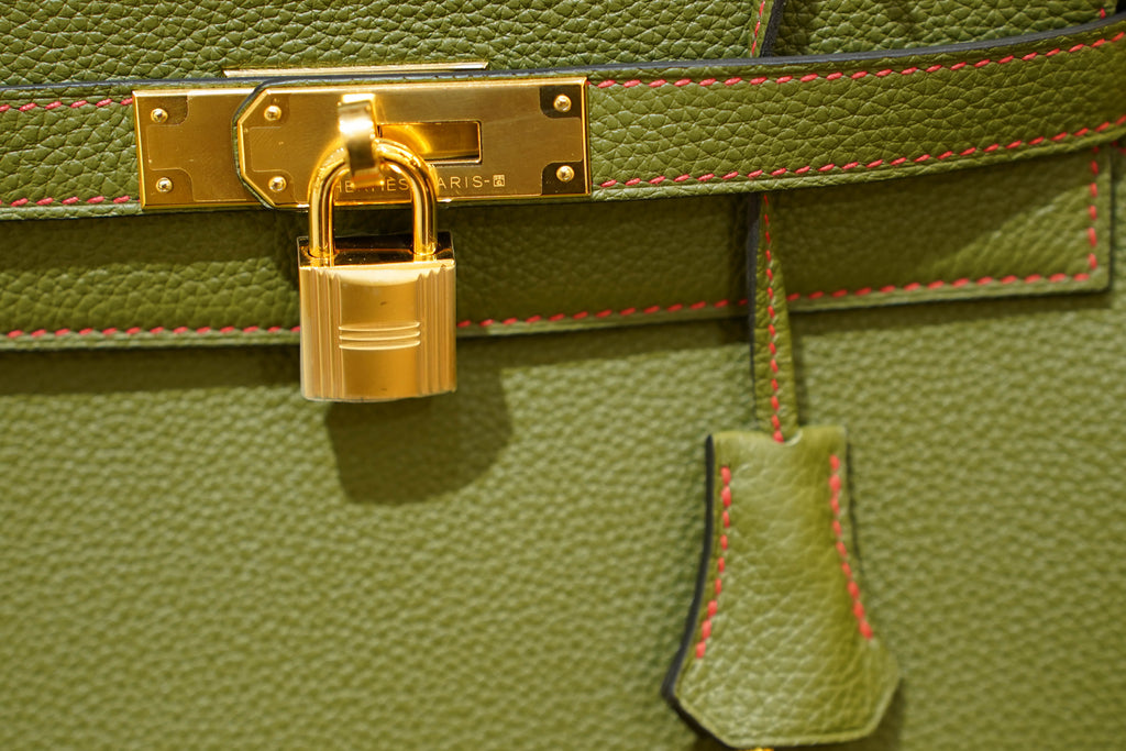 Hermes | Kelly 28 – Togo – Green - Limited Edition - Gold Hardware