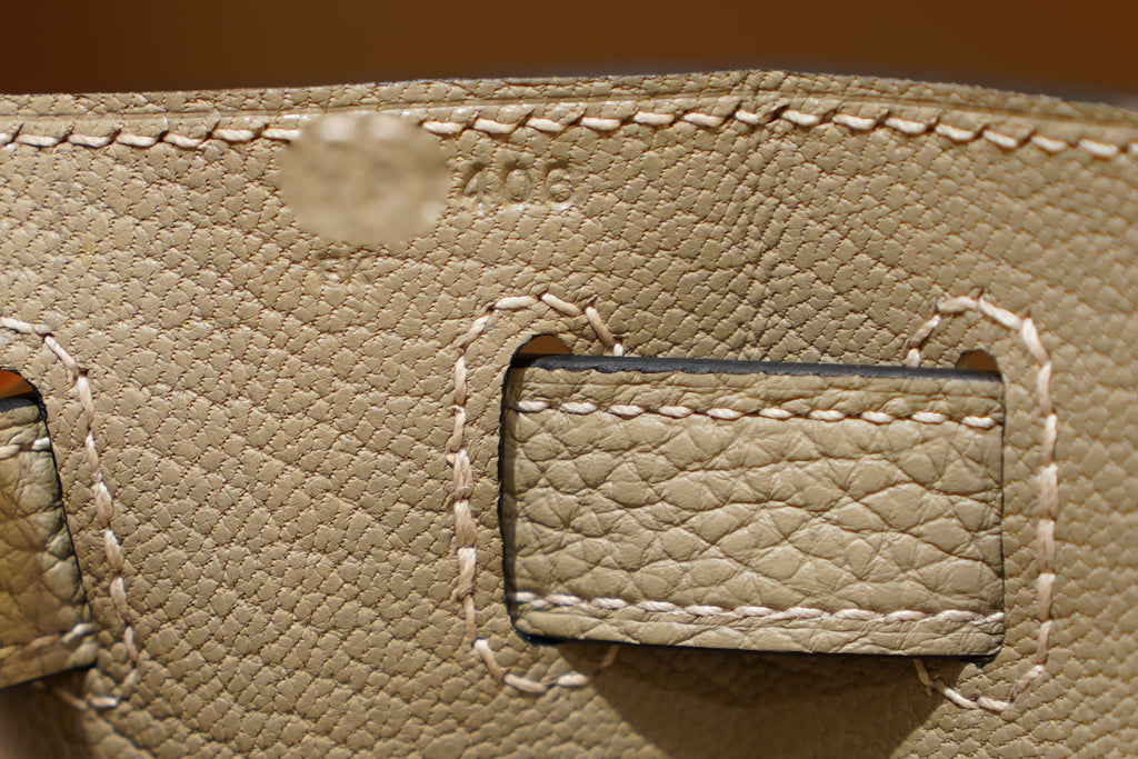 Hermès | Kelly 28 – Togo – Etoupe (Taupe) – Quincaillerie dorée