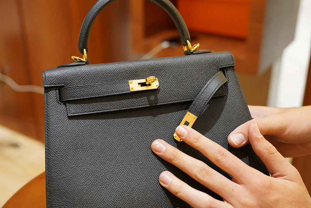 Hermes | Kelly 25 – Sellier – Черный – Золотая фурнитура