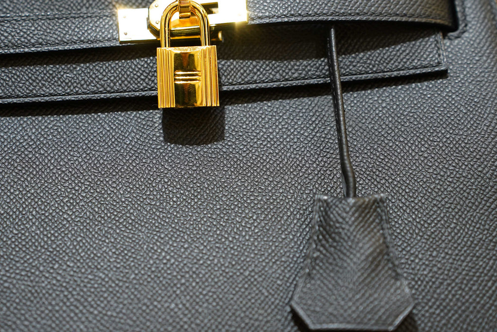 Hermes | Kelly 25 – Sellier – Черный – Золотая фурнитура