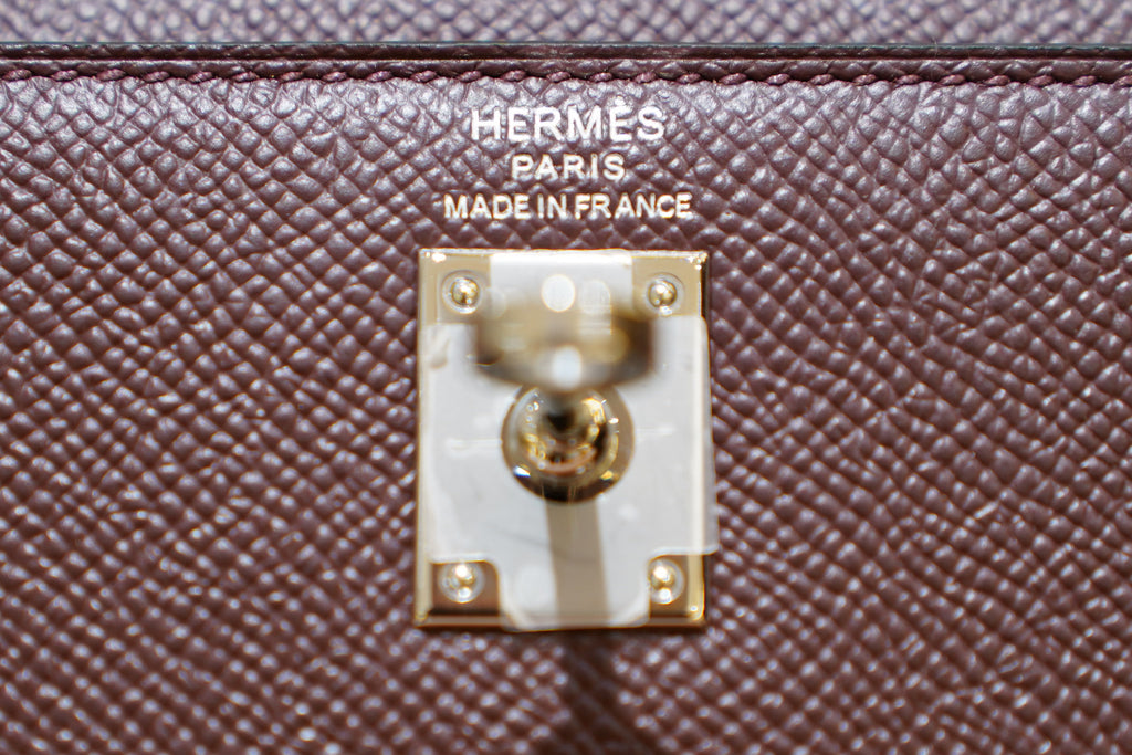 Hermes | Kelly 28 – Того – Красный Селье – Золотая фурнитура