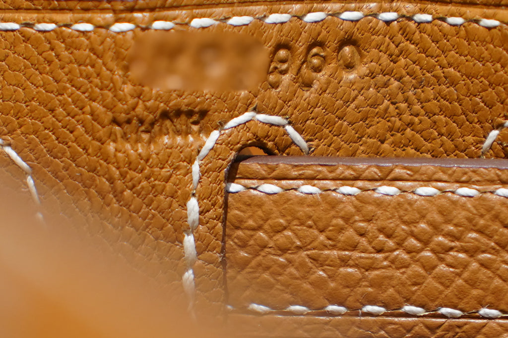 Hermes | Kelly 25 – Retourne – Togo – Gold – Palladium Hardware