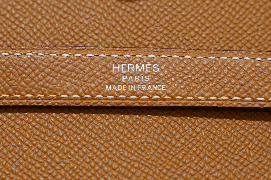 Hermes | Kelly 25 – Retourne – Togo – Gold – Palladium Hardware
