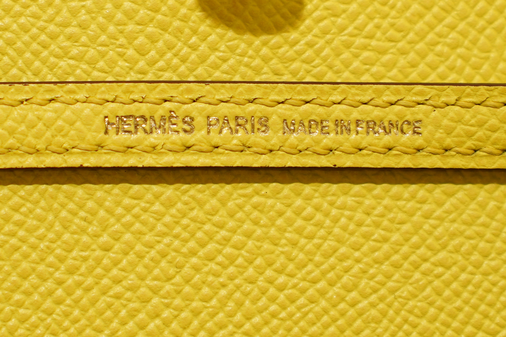 Hermes | Mini Kelly – Epsom – Yellow - Gold Hardware