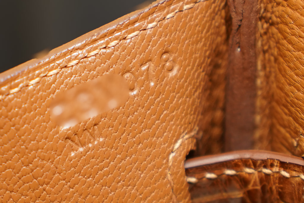 Hermes | Birkin 30 – Touch – Togo & Shiny Niloticus Crocodile – Caramel Tabac Camel – Gold Hardware