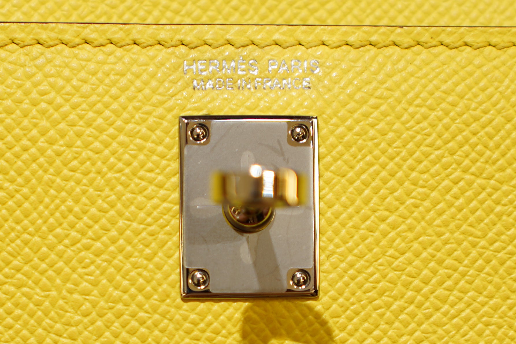 Hermes | Mini Kelly – Epsom – Yellow – Palladium Hardware