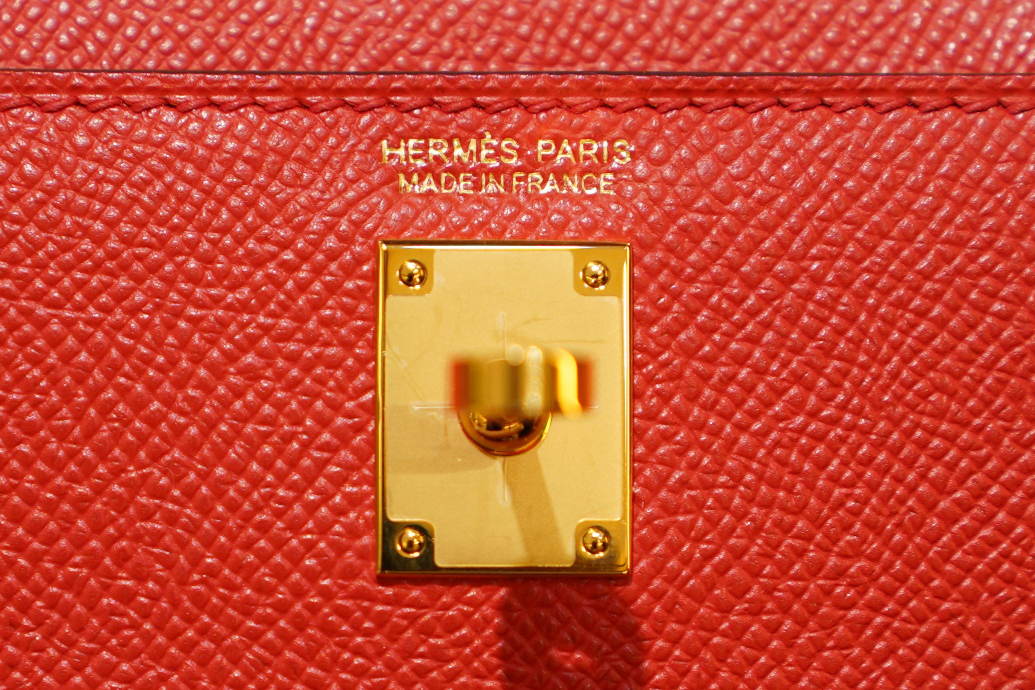 Hermes | Mini Kelly – Epsom – Rouge Casaque – Gold Hardware
