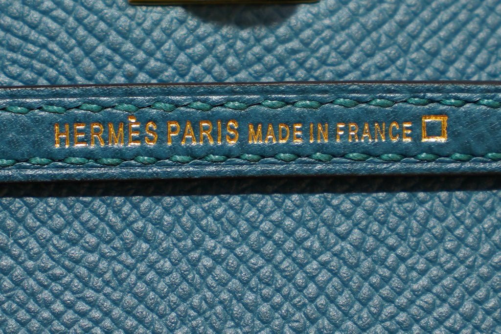 Hermes | Mini Kelly – Epsom Croco Touch – Electric Blue