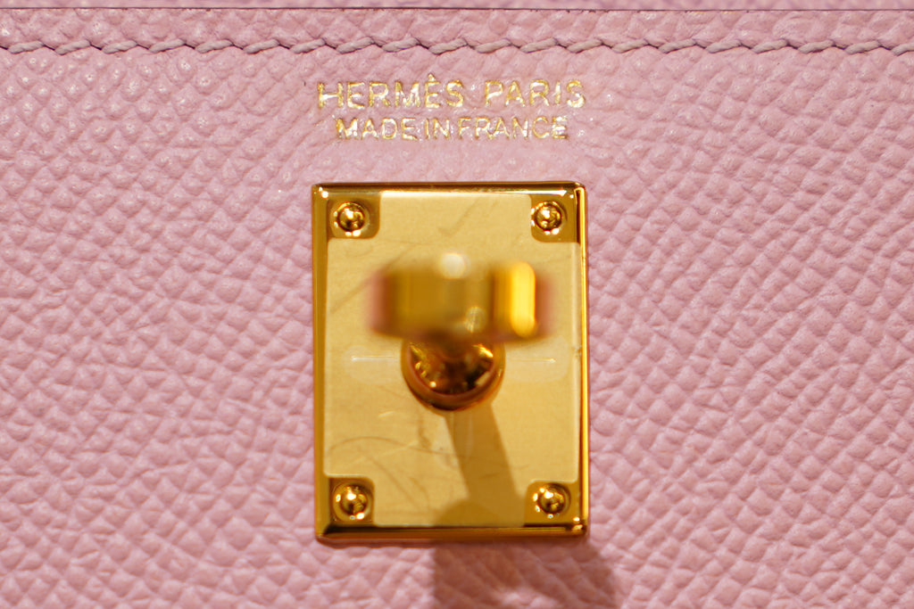 Hermes | Mini Kelly – Epsom – Pink – Gold Hardware