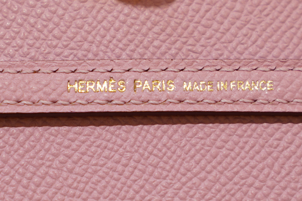 Hermes | Mini Kelly – Epsom – Pink – Gold Hardware